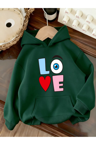 Rayan & Hoor Style Love Back-Printed White Oversized Hoodie Sweatshirt