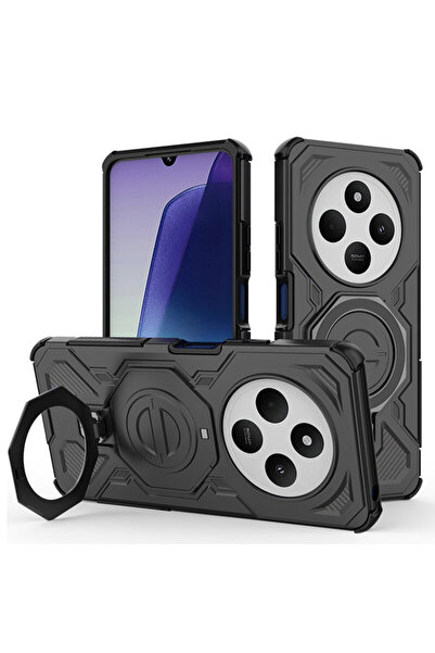 Techsuit Xiaomi Redmi 14C Carbon Shield PRO, μαύρο