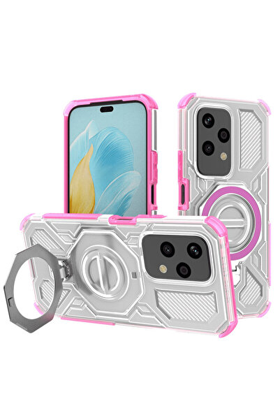 Techsuit Carcasă Honor 200 Lite Carbon Shield PRO, roz