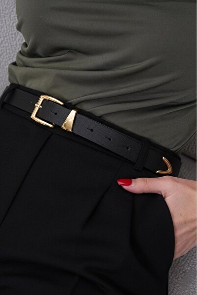 Mynoa Women's Belt with Suit Buckle, Jacket Belt, Trouser Belt.
