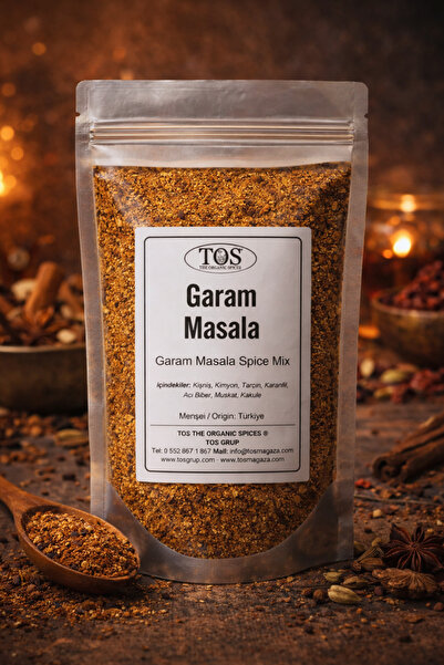 TOS The Organic Spices Klasik Garam Masala 100 gr Garam Masala - Premium Qual...