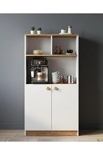 hey modüler mobilya Parla Kahve Köşesi Çok Amaçlı Dolap Kiler Dolabı Mutfak B...