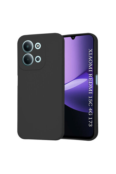 Techsuit Silicone Case Xiaomi Redmi 15C 4G SoftFlex, black