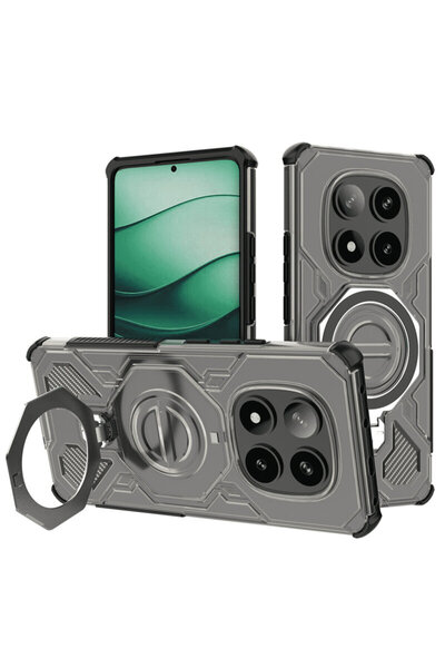 Techsuit Xiaomi Redmi Note 14 Pro+ 5G Carbon Shield PRO, fumuriu