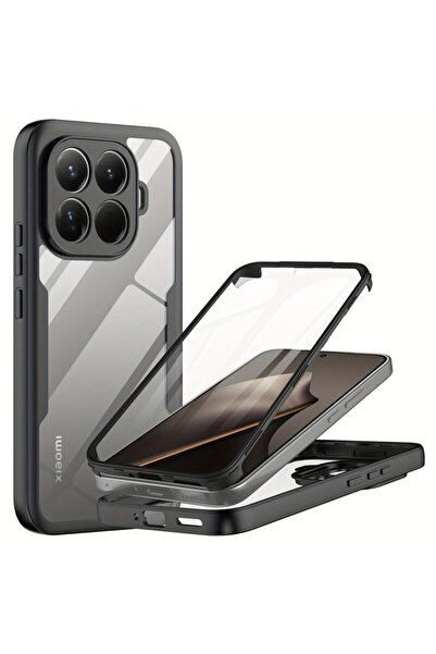 Techsuit Θήκη 360° για Xiaomi 15T Pro ColorVerse, Μαύρη