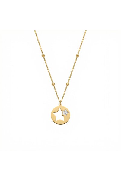 AccessoriesCınCık 316L Steel Anti-Tarnish Women's Necklace |   Gold Color Sta...