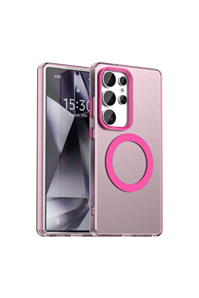 Techsuit Carcasă MagSafe CandyCare pentru Samsung Galaxy S25 Ultra, roz