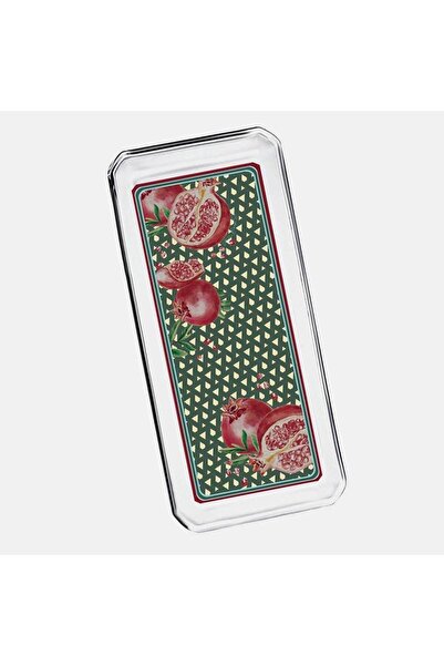 VITELLI DUBAI Hazeran Pomegranate Glass Plate
