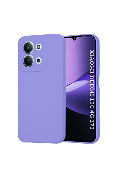 Techsuit Silicone Case Xiaomi Redmi 15C 4G SoftFlex, violet