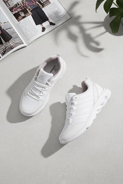 Ayakkabı Fuarı Elit ASPRT4138 Erkek Klasik Sneaker Beyaz