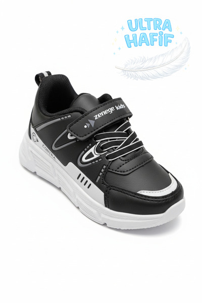 ZENEGE Pantofi sport unisex pentru copii (fete și băieți) cu velcro ortopedic