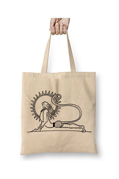 Toyaso Yoga Mythology Fitness Cardio Love White Tote Bag Long Handle Shopping...