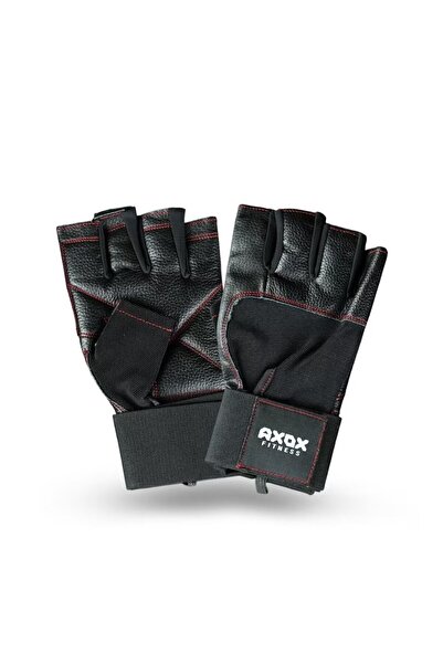 AXOX Leather Fitness Gloves - XL