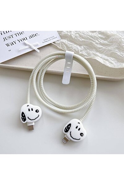 sanalikaksesuar Cable Protector Set - Compatible with All Cables 3in1 Spiral ...