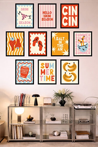 UNT Bucătărie cu aspect de cadru, 10 piese |   Modern |   Set de pictură cu a...