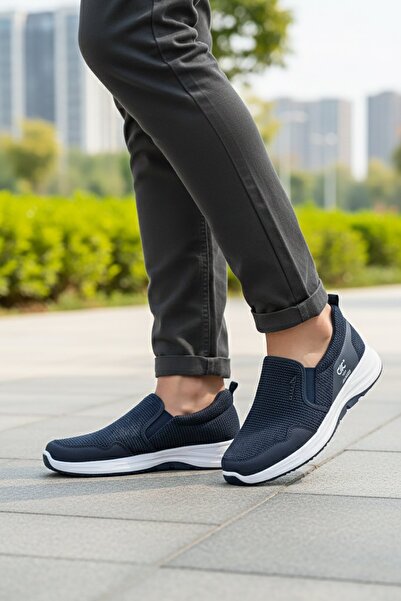 Ayakkabı Fuarı Elit Asalb0019 Men's Classic Sneaker Navy Blue