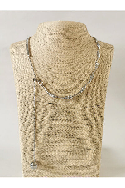 Halley Concept Flow Asymmetric Steel Necklace