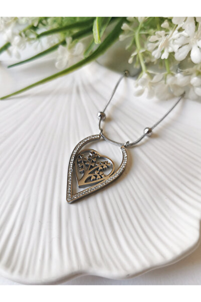 Halley Concept Tree of life detailed 316l steel necklace