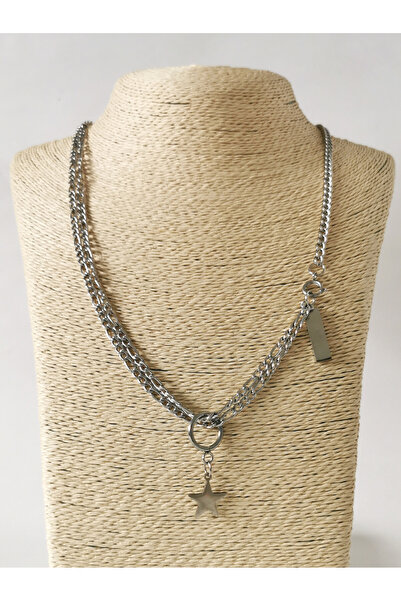 Halley Concept Star Unisex Steel Necklace