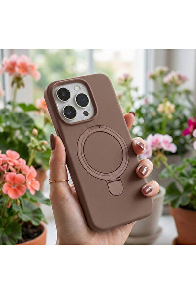 cepmoda Samsung Galaxy A56 Compatible Silicone Case with Ring Stand Regal - D...