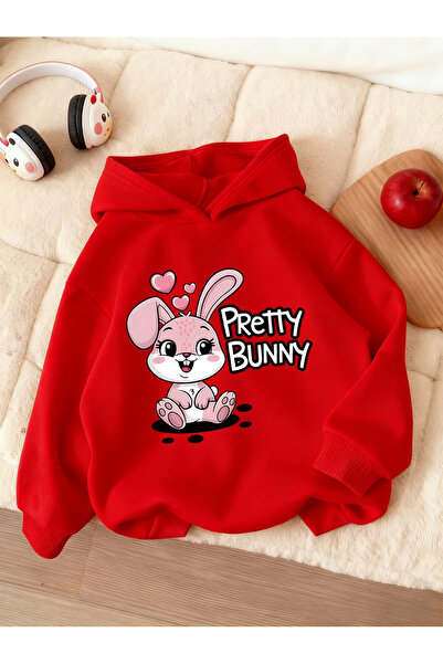 Rayan & Hoor Style Bunny printed unisex oversized/relaxed fit basic thick/fle...