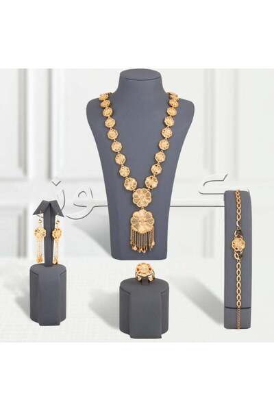 Generic طقم الورد الذهبي بديل الذهب