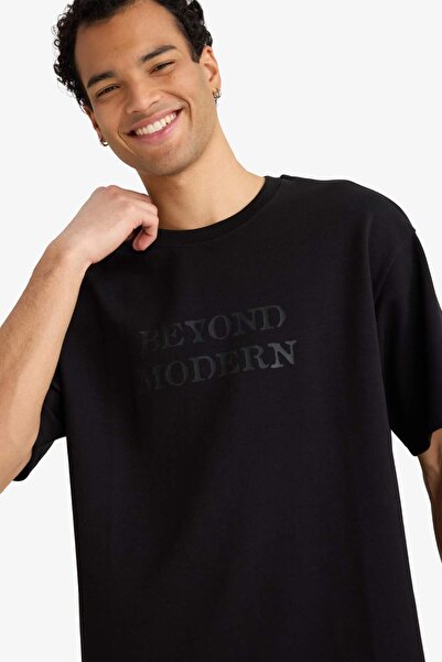 DeFacto Breathable Boxy Fit T-Shirt F9681Ax26Sp