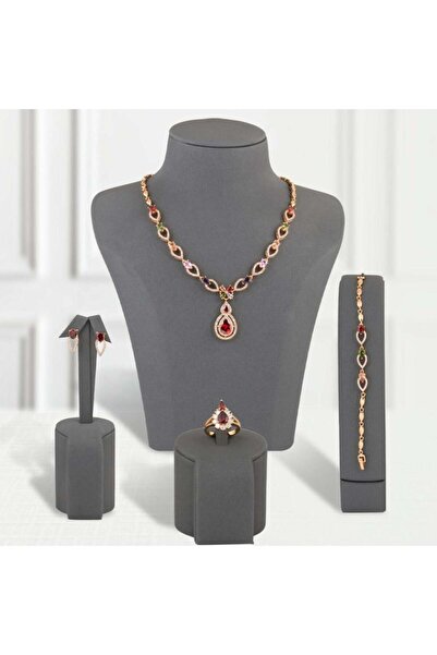 Generic طقم بديل الذهب ألوان الجمال لايسبب الحساسيه