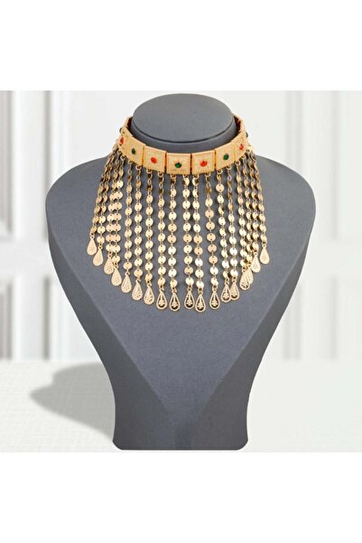 Generic مزنط بديل الذهب الثراثي بسلال دئرية براقه