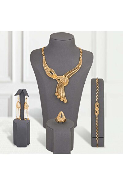 Generic طقم بديل الذهب لمسة اوركيد