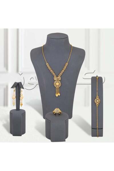 Generic طقم وردة بديل الذهب