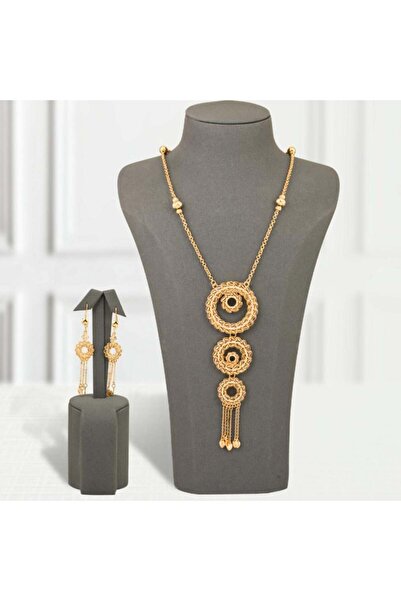 Generic عقد بديل الذهب الدوائر المتشابكة لايسبب الحساسيه