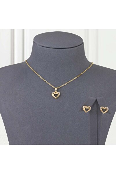 Generic طقم بديل الذهب توأم القلب