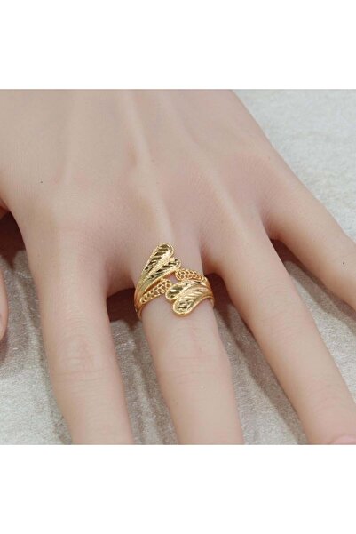 Generic خاتم بديل الذهب ساده لايسبب الحساسيه - مقاس يأتي الخاتم مفتوح من الخل...