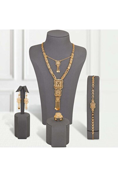 Generic طقم بديل الذهب المربع الملكي