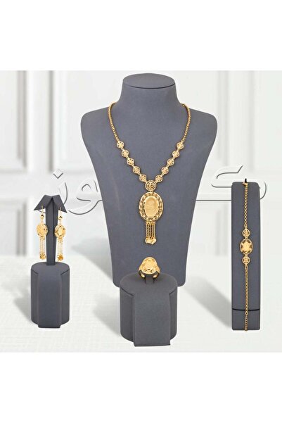 Generic طقم سبايك بيضاوي بديل الذهب