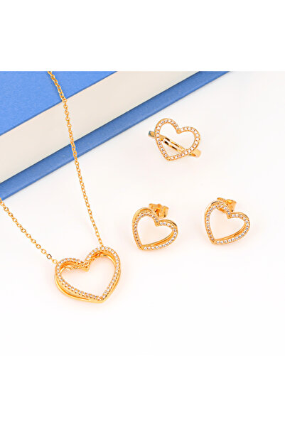 Generic طقم قلب التميز المميز بديل الذهب