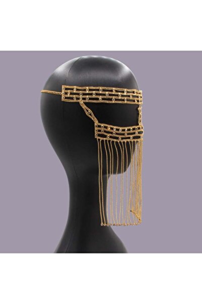 Generic برقع بديل الذهب خيوط الأناقة الملكية