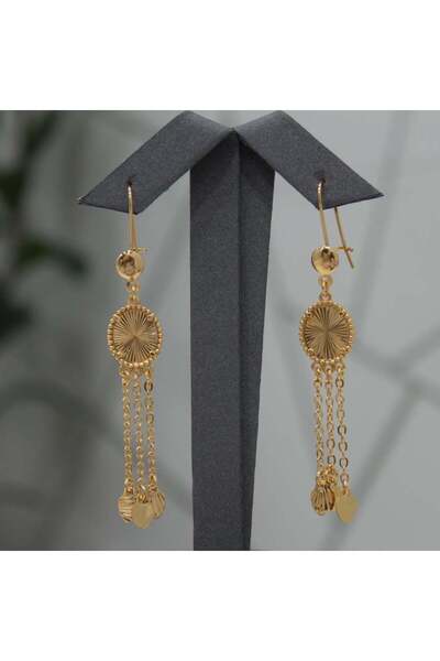 Generic حلق شنكار بديل الذهب إشراقة دائرية لايسبب الحساسيه