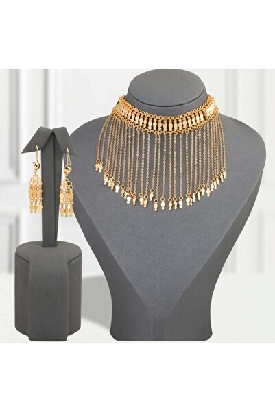 Generic مزنط بديل الذهب المرتعشة معى الحلق