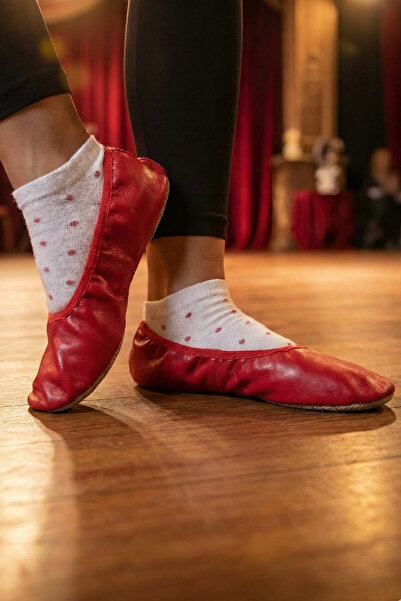 Mijja أحذية سلسلة شين آند شو للرقص والفنون الشعبية والباليه والجمباز، نعل مضا...