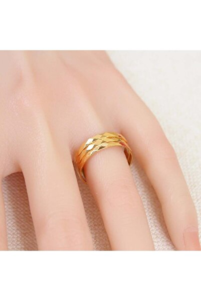 Generic طقم دبل بديل الذهب تراكم الأناقة - مقاس 6