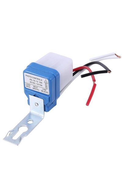 Voltaj 12V Fotosel Otomatik Işık Sensörü - Gece Sensörü