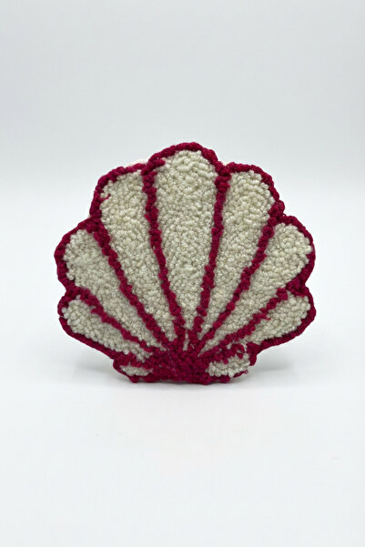 Runades حامل أكواب مصنوع يدويًا على شكل صدفة بحرية، تصميم خاص مزخرف، منتج نسي...