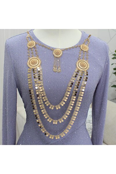 Generic طقم الشلال الذهبي بديل الذهب