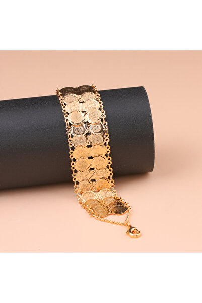 Generic أسوره بديل الذهب جنيهات خطين لايسبب الحساسيه