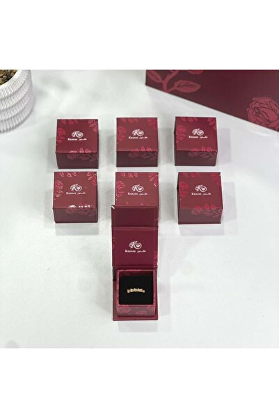 Generic توزيعات6 خواتم بديل الذهب فصوص الباجيت 6 حبات