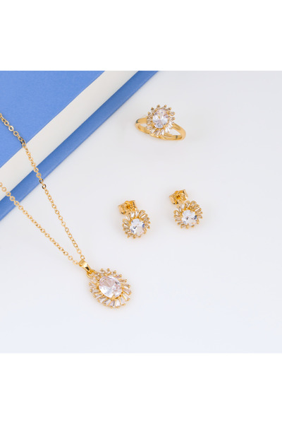 Generic طقم دوار الشمس بديل الذهب