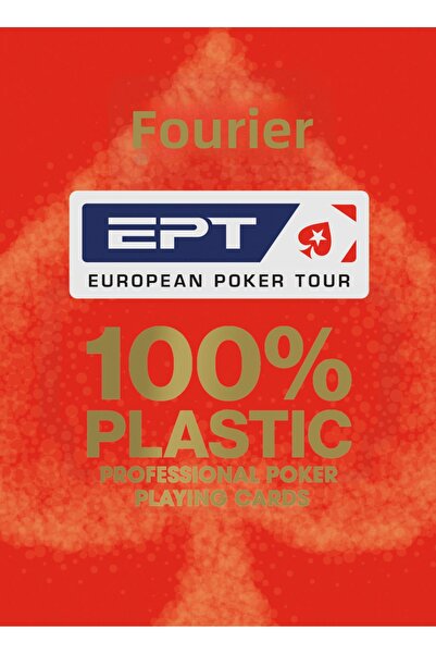 FOURNİER Ept Plastic Playing Cards - Red Deck