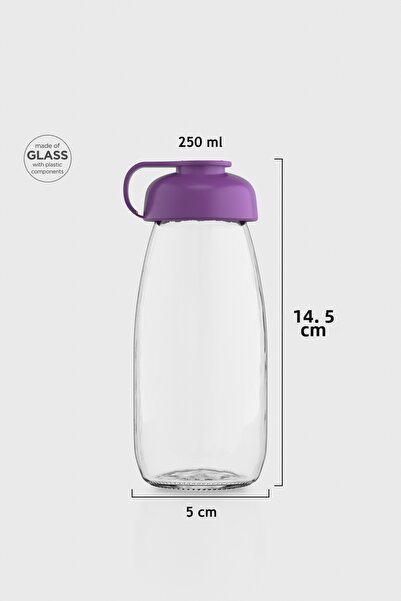 Renga ميلكي كيدز 250 مل زجاجة زجاجية 181011 بنفسجي